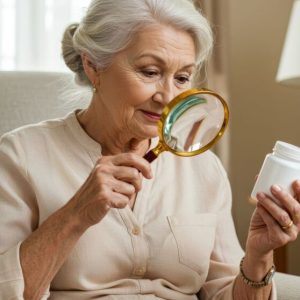 Loupe LED posable pour tricot et broderie chez senior