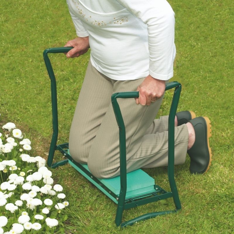Tabouret et protège-genoux de jardin – jardiner sans se faire mal – Image 2